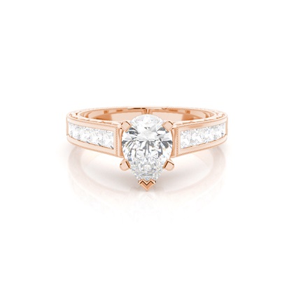 Pear Shaped Diamond Engagement Rings