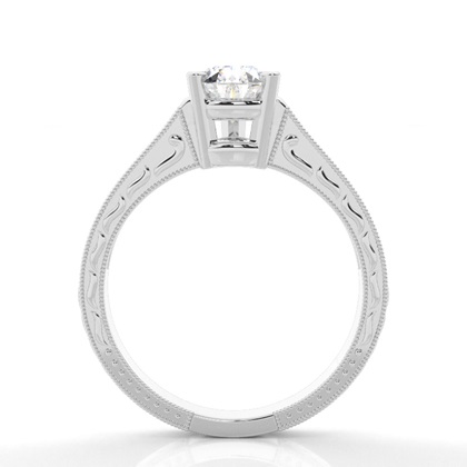 Weißgold Vintage Verlobungsringe