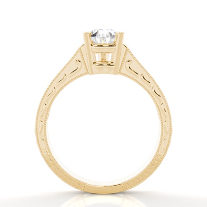 Gelbgold Vintage Verlobungsringe