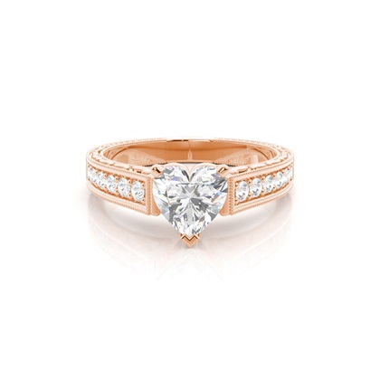 Heart Diamond Rings