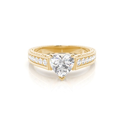 Heart Diamond Rings