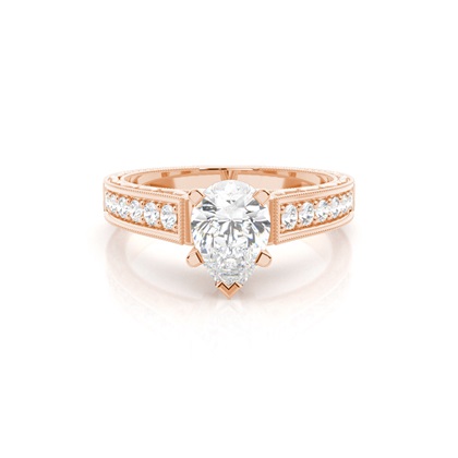 Pear Diamond Rings