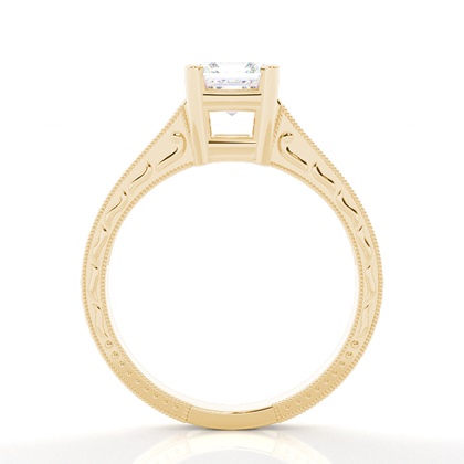 Asscher Gelbgold Diamantschmuck Geschenke