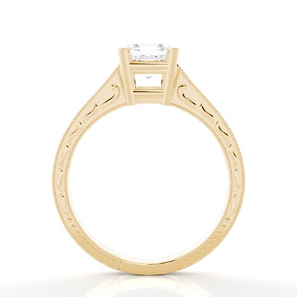 Asscher Gelbgold Diamantschmuck Geschenke