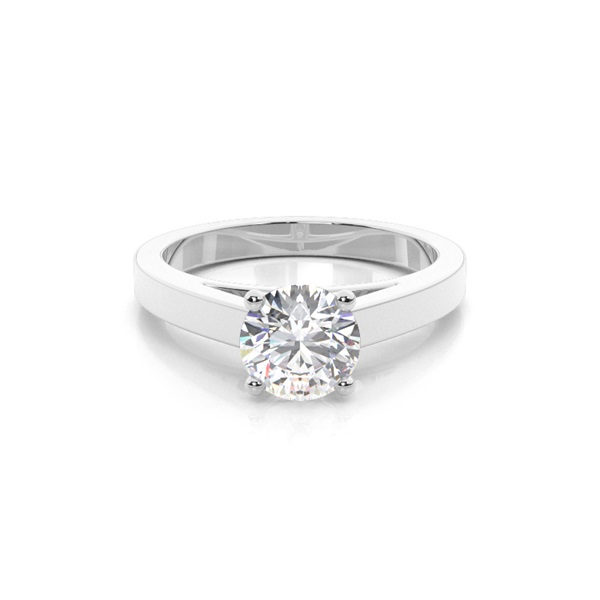 4 Prong Setting Medium Engagement Ring