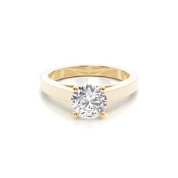 4 Prong Setting Medium Engagement Ring