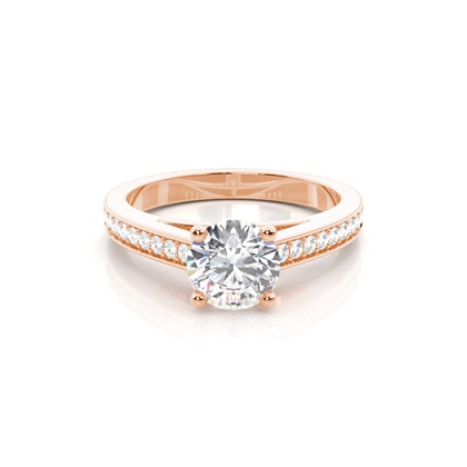 Rose Gold Lab Grown Diamond Engagement Rings