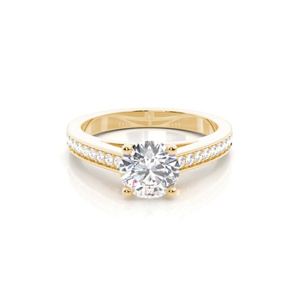 Yellow Gold Diamond Engagement Rings