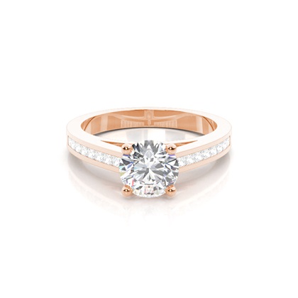 Rose Gold Lab Grown Diamond Engagement Rings