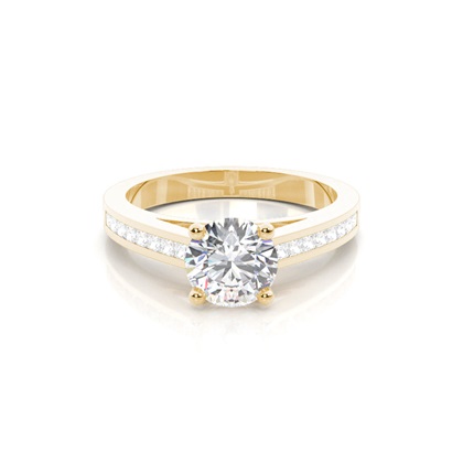 Yellow Gold Diamond Engagement Rings