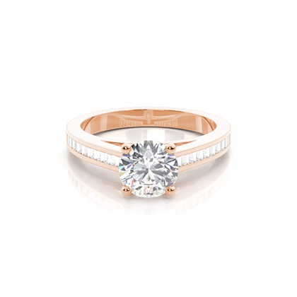 Rose Gold Lab Grown Diamond Engagement Rings