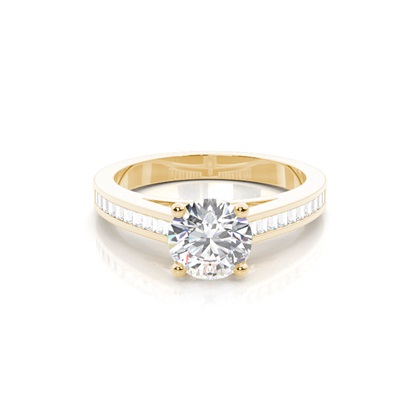 Yellow Gold Diamond Engagement Rings