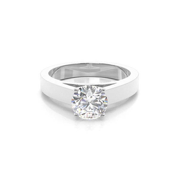 4 Prong Setting Large Engagement Ring