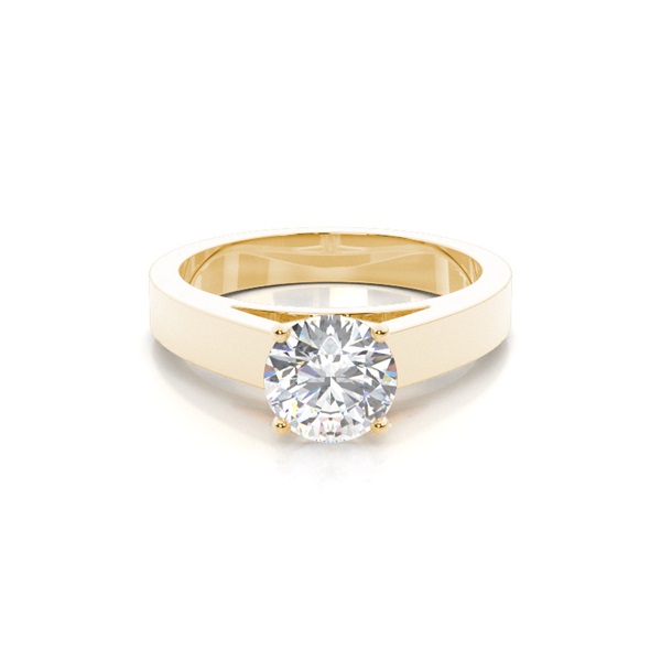 4 Prong Setting Large Engagement Ring