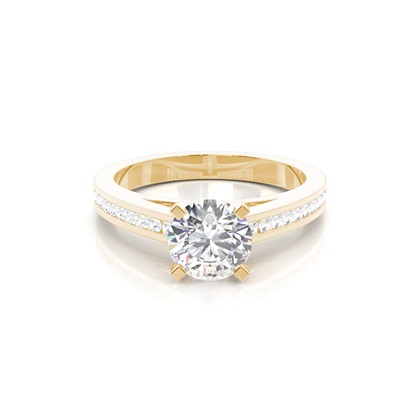 Yellow Gold Diamond Engagement Rings