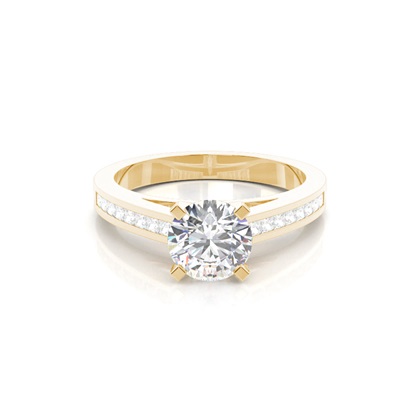 Yellow Gold Diamond Engagement Rings
