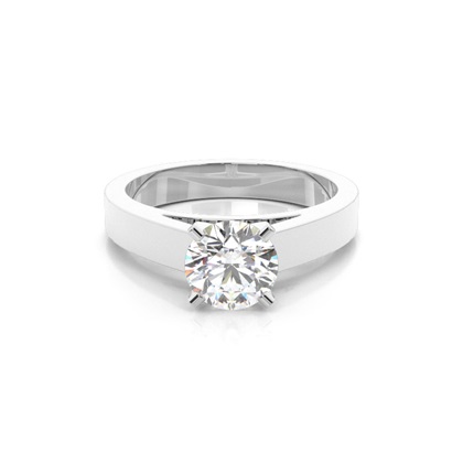 4 Prong Setting Large Engagement Ring
