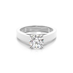 4 Prong Setting Large Engagement Ring