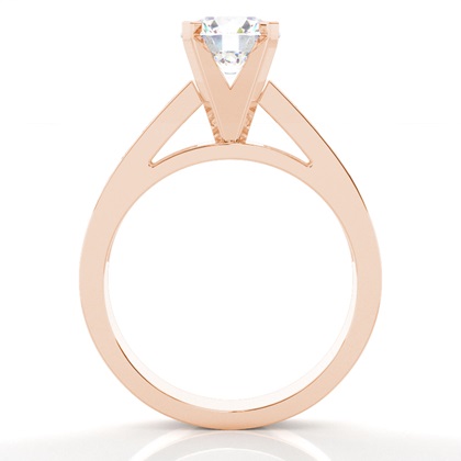 Rose Gold Diamond Engagement Rings