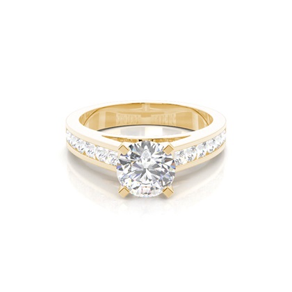 Yellow Gold Diamond Engagement Rings