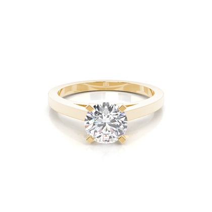 Yellow Gold Diamond Engagement Rings