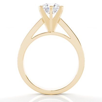 Yellow Gold Solitaire Engagement Rings