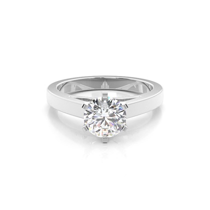 6 Prong Setting Medium Engagement Ring
