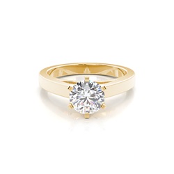 6 Prong Setting Medium Engagement Ring