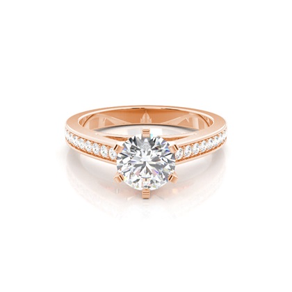 Rose Gold Lab Grown Diamond Engagement Rings