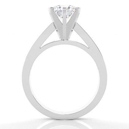 White Gold Side Stone Diamond Rings