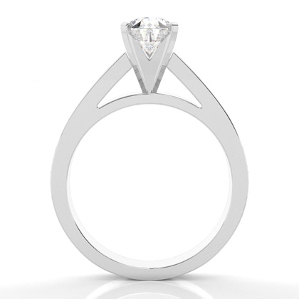 Pear Solitaire Diamond Rings