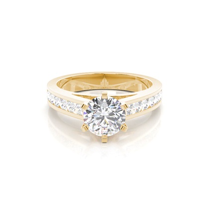 Yellow Gold Diamond Engagement Rings