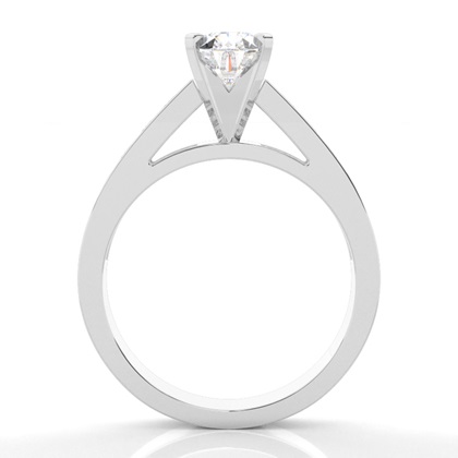 Tropfen Seitensteine Verlobungsringe