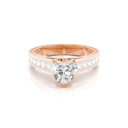 Heart Diamond Engagement Rings
