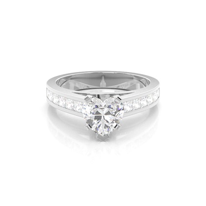 Heart Diamond Engagement Rings