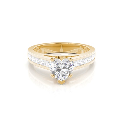 Heart Diamond Engagement Rings