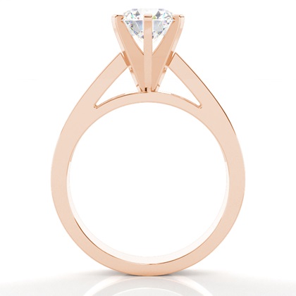 Rose Gold Diamond Engagement Rings