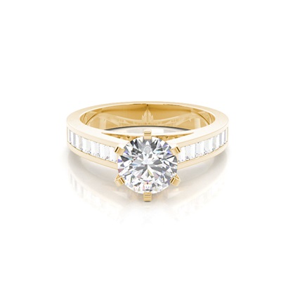 Yellow Gold Diamond Engagement Rings