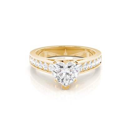 Heart Diamond Rings