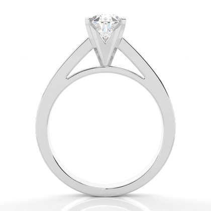 Pear Solitaire Diamond Rings