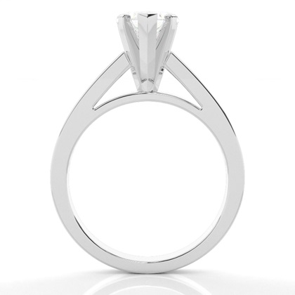 Heart Side Stone Engagement Rings