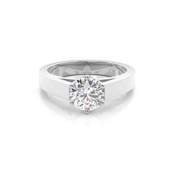 6 Prong Setting Large Engagement Ring