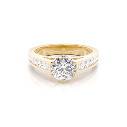 Yellow Gold Diamond Engagement Rings