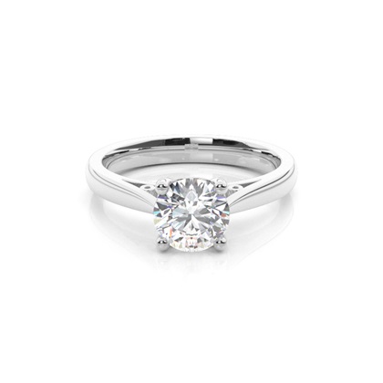 Platinum Solitaire Diamond Engagement Rings