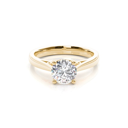 Yellow Gold Diamond Engagement Rings