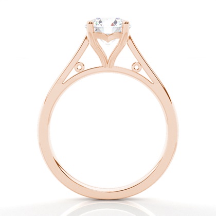 Rotgold Solitärringe Diamantringe