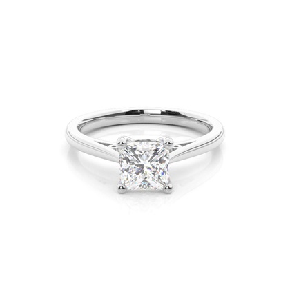 Princess Solitaire Diamond Rings 