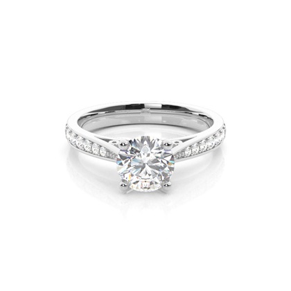 Platinum Diamond Engagement Rings