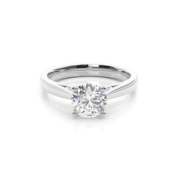4 Prong Setting Medium Engagement Ring