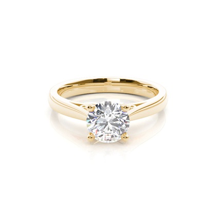 Yellow Gold Diamond Engagement Rings